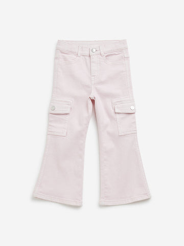 HOP Kids Pink Straight - Fit High - Rise Jeans