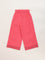 Utsa Kids Coral Crochet High-Rise Cotton Palazzos (8 -14yrs)