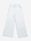 Y&F Kids White Text Design Print Mid Rise Track Pants