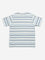 Y&F Kids Blue Striped Cotton T-Shirt