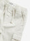 HOP Baby Beige Cargo-Style Mid-Rise Cotton Blend Joggers