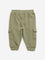 HOP Baby Sage Ribbed Mid Rise Joggers