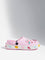 Yellow Light Pink Starfish Applique-Detailed Clogs