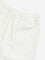 Y&F Kids Off-White Textured Mid-Rise Cotton Shorts