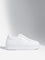 LUNA BLU White Platform Lace-Up Sneakers