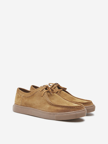 SOLEPLAY Tan Lace-Up Shoes