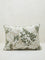 Westside Home Green Floral Embroidered Cushion Cover