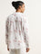 ETA White Floral Printed Resort-Fit Cotton Shirt