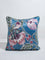 Westside Home Blue Floral Embroidered Cushion Cover