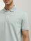 WES Casuals Sage Striped Relaxed-Fit Polo T-Shirt