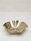 Westside Home Gold Ridged Large Metal Bowl