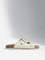 LUNA BLU Ivory Multi-Strap Slip-On Sandals