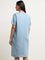 Gia Light Blue Straight Denim Dress