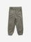 HOP Kids Olive Mid-Rise Cotton Blend Joggers