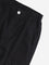 Y&F Kids Black Cargo-Style Mid-Rise Cotton Trousers