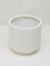 Westside Home White Marble Ribbed-Textured Planter - Small