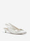 LUNA BLU White Bow-Detailed Slingback Shoes