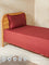 Westside Home Dark Red Solid Single Bed Flat Sheet and Pillowcase Set