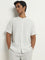 ETA Off-White Knitted Resort-Fit Cotton Shirt