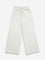 Y&F Kids Off-White High-Rise Cotton Blend Pants