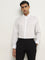 WES Formals White Slim-Fit Cotton Shirt