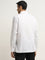 WES Formals White Slim-Fit Cotton Shirt