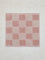 Westside Home Pink Checkered Design Face Towel (Set of 2)