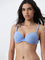 Wunderlove Blue Lace Design Underwired Bra