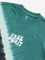 Y&F Kids Teal & Black Tie-Dye Cotton T-Shirt