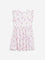 HOP Kids Light Pink Printed Casual Cotton Dress