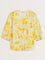 Gia Yellow Floral Printed Cotton Blend Blouse