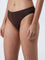 Wunderlove Dark Brown Solid Seam-Free Hi-Leg Brief