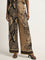 Wardrobe Multicolour Animal Print High-Rise Trousers