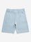 Y&F Kids Light Blue Mid-Rise Cotton Shorts