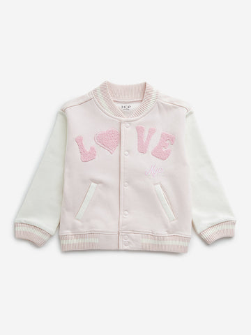 HOP Kids Pink Varsity Jacket