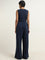 Wardrobe Navy Jumpsuit with Belt