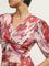 Wardrobe Multicolour Floral Printed A-Line Dress