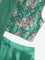 Utsa Kids Jade Green Floral Printed Ghagra, Choli with Dupatta Set (8-12 Years)