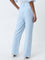 Wardrobe Light Blue High-Rise Trousers