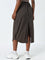 Studiofit Olive High-Rise Midi Skirt