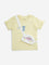 HOP Kids Yellow Fanny Pack Detailed Cotton T-Shirt