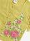 Utsa Kids Yellow Floral Embroidered Cotton Ethnic Top (8-14 years)