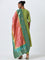 Vark Lime Kurta, Ethnic Pants and Bandhani Dupatta Set