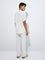 ETA Off-White Relaxed-Fit Mid-Rise Cotton-Blend Chinos
