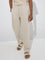 ETA Beige Relaxed-Fit Mid-Rise Cotton-Blend Chinos