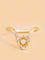 Gold Multilayer Rose V Ring