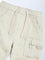 HOP Baby Beige Mid-Rise Cotton-Blend Joggers