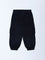 HOP Kids Boys Navy Mid-Rise Corduroy Joggers