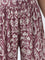 Diza Mauve Ikat Pattern Ethnic Pants