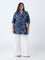 Diza Indigo Bandhani Printed Tunic